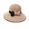 便宜的宽檐可折叠遮阳帽女式度假沙滩草帽休闲软纸帽子男女通用