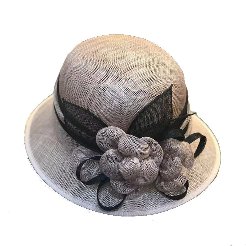 婚禮帽 時尚婚禮禮服帽 手工歐根紗 用途：裝飾或派對使用 成人 純色染色