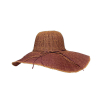 女士沙灘防曬草紫外線 UPF50 旅行草帽批發夏季可折疊紙編織草帽軟盤寬簷太陽帽